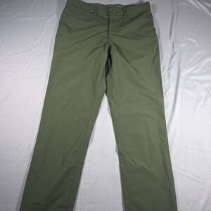 Kirkland Signature Men's 5-Pocket Performance Pants Green 32x34